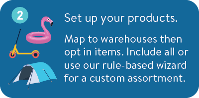 Step Two: set up your products